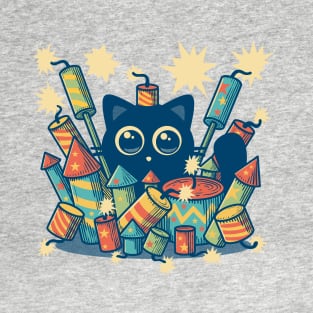 Explosive Kitty - Happy new year T-Shirt